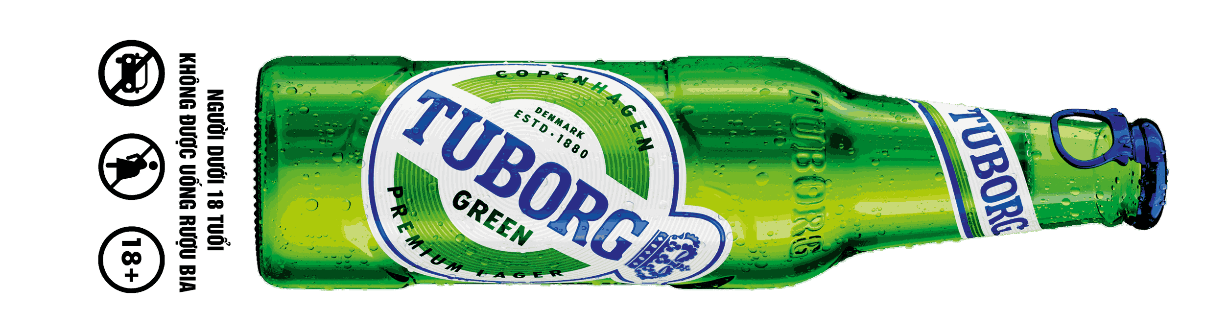 Tuborg Green (chai 330ml)